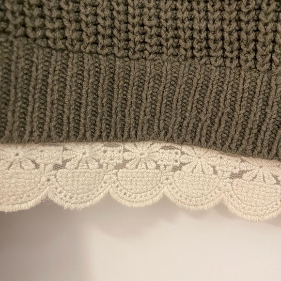 UO - knit sweater with lace detail - Picture 3 of 3